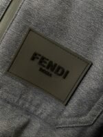 Fendi Double F Print Patchwork Detachable Hood Down Jacket 1 - 图片 6