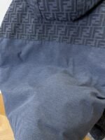 Fendi Double F Print Patchwork Detachable Hood Down Jacket 1 - 图片 9