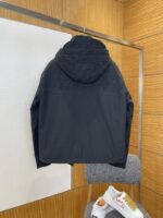 Fendi Double F Print Patchwork Detachable Hood Down Jacket 2 - 图片 2