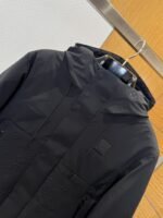LV Solid Color Hooded Embossed Down Jacket 1 - 图片 3