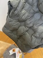 LV Embossed Print Hooded Down Jacket 2 - 图片 6
