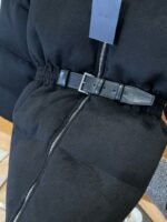 Prada Waist-Defining Belted Stand-Up Collar Down Jacket 1 - 图片 5