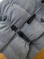 Prada Waist-Defining Belted Stand-Up Collar Down Jacket 2 - 图片 4
