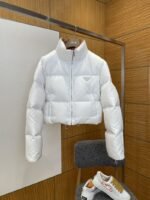 Prada Stand Collar Short Down Jacket 1