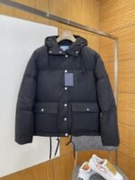 Prada Hooded Drawstring Down Jacket 1