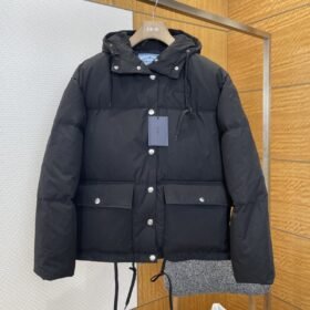 Prada Hooded Drawstring Down Jacket 1