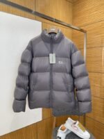 Balenciaga Embroidered Stand Collar Down Jacket 1