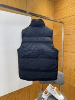 Dior Double-Faced Jacquard Stand Collar Down Vest - 图片 4