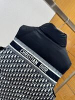 Dior Double-Faced Jacquard Stand Collar Down Vest - 图片 7