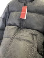 Gucci Solid Color Zipper Hooded Down Jacket - 图片 7
