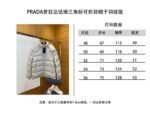 Prada Enameled Triangle Logo Hooded Glossy Down Jacket 1 - 图片 10