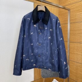 LV Animal Print Lapel Jacket