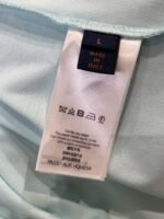 LV Tie-Dye Distressed Letter Print Short-Sleeve T-Shirt - 图片 9
