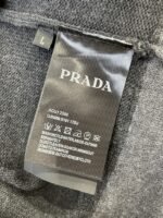 Prada Letter Patchwork Faux Two-Piece Knit Sweater - 图片 9