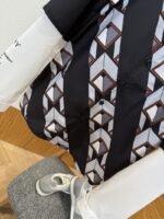 Prada Patchwork Print Fake Two-Piece Shirt 1 - 图片 4