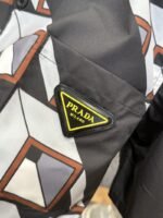 Prada Patchwork Print Fake Two-Piece Shirt 1 - 图片 7