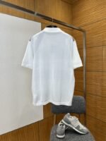 LV Check Jacquard Knit Short-Sleeve Shirt - 图片 2