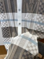 LV Check Jacquard Knit Short-Sleeve Shirt - 图片 5