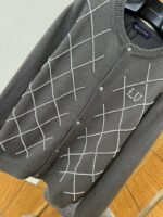 LV Pearl-Embellished Diamond-Quilted Knit Jacket - 图片 4