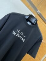 Dior Letter Embroidered Crew Neck Short Sleeve T-Shirt 1 - 图片 3