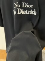 Dior Letter Embroidered Crew Neck Short Sleeve T-Shirt 1 - 图片 5