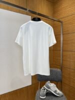Dior Letter Embroidered Crew Neck Short Sleeve T-Shirt 2 - 图片 2
