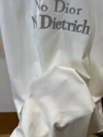 Dior Letter Embroidered Crew Neck Short Sleeve T-Shirt 2 - 图片 5