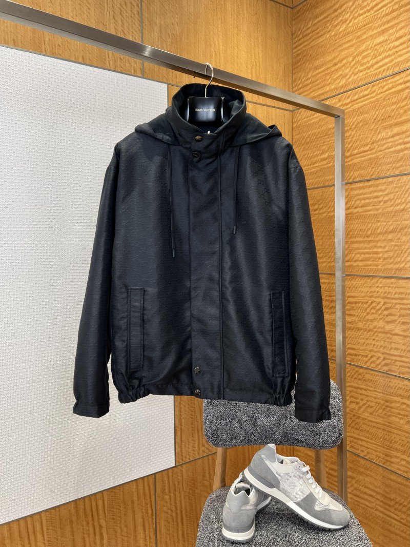 wsxc1773006519108_0.jpg Gucci Solid Color Stand Collar Reversible Jacket 1 - 图片 1
