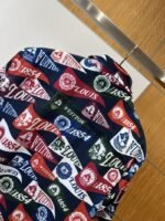 LV Logo All-Over Print Lapel Short-Sleeve Shirt - 图片 6
