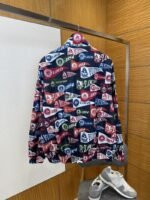 LV Long-Sleeve Stand Collar All-Over Print Jacket - 图片 2