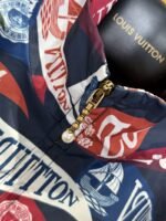 LV Long-Sleeve Stand Collar All-Over Print Jacket - 图片 8