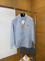 Miu Miu Embroidered Stripe Lapel Jacket