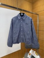 Miu Miu Checkered Lapel Single-Breasted Jacket