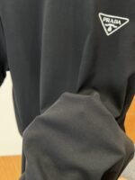 Prada Classic Triangle Logo Crew Neck Short Sleeve T-Shirt 2 - 图片 5