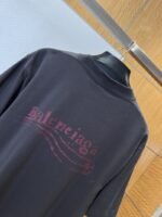 Balenciaga Plain Knit Printed Short-Sleeve T-Shirt 1 - 图片 6