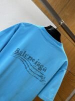 Balenciaga Plain Knit Printed Short-Sleeve T-Shirt 2 - 图片 6