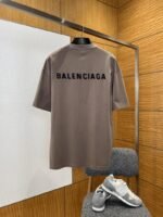 Balenciaga Color-Block Embroidered Crew Neck Short-Sleeve T-Shirt 2 - 图片 2