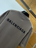 Balenciaga Color-Block Embroidered Crew Neck Short-Sleeve T-Shirt 2 - 图片 6