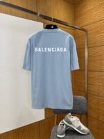 Balenciaga Color-Block Embroidered Crew Neck Short-Sleeve T-Shirt 3 - 图片 2