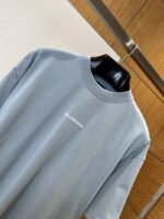 Balenciaga Color-Block Embroidered Crew Neck Short-Sleeve T-Shirt 3 - 图片 3
