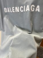 Balenciaga Color-Block Embroidered Crew Neck Short-Sleeve T-Shirt 3 - 图片 8