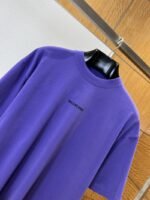 Balenciaga Color-Block Embroidered Crew Neck Short-Sleeve T-Shirt 4 - 图片 3