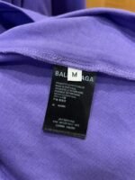 Balenciaga Color-Block Embroidered Crew Neck Short-Sleeve T-Shirt 4 - 图片 9