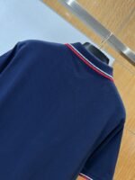 Prada Logo Micro-Logo Striped Short-Sleeve Polo Shirt 2 - 图片 6
