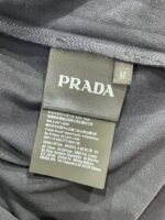 Prada Logo Micro-Logo Striped Short-Sleeve Polo Shirt 1 - 图片 9