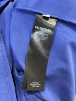 Balenciaga Embroidered Logo Crew Neck Short Sleeve T-Shirt 3 - 图片 9