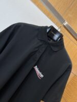 Balenciaga Letter Embroidered Logo Short-Sleeve Polo Shirt - 图片 3