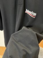 Balenciaga Letter Embroidered Logo Short-Sleeve Polo Shirt - 图片 5
