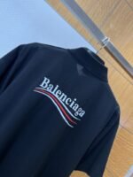 Balenciaga Letter Embroidered Logo Short-Sleeve Polo Shirt - 图片 6