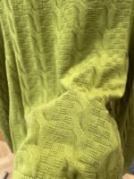 LV Solid Color Sheep Wool Stand Collar Long Sleeve - 图片 8
